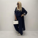 trench lungo in denim city